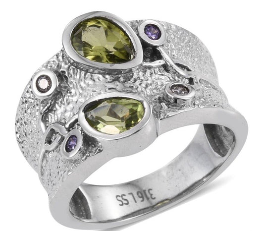 Hebei Peridot Stainless Steel Ring