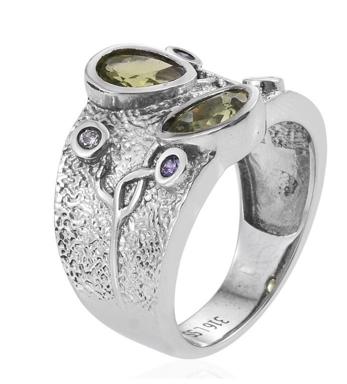 Hebei Peridot Stainless Steel Ring