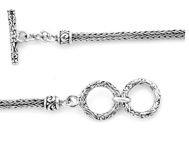 Artisan Crafted 3 Chain Dragon Necklace