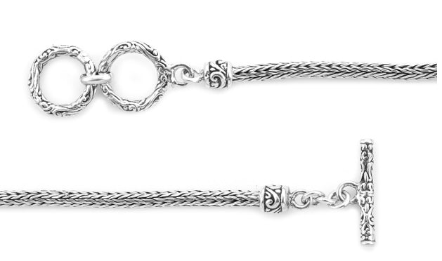 Artisan Crafted 3 Chain Elephant Necklace
