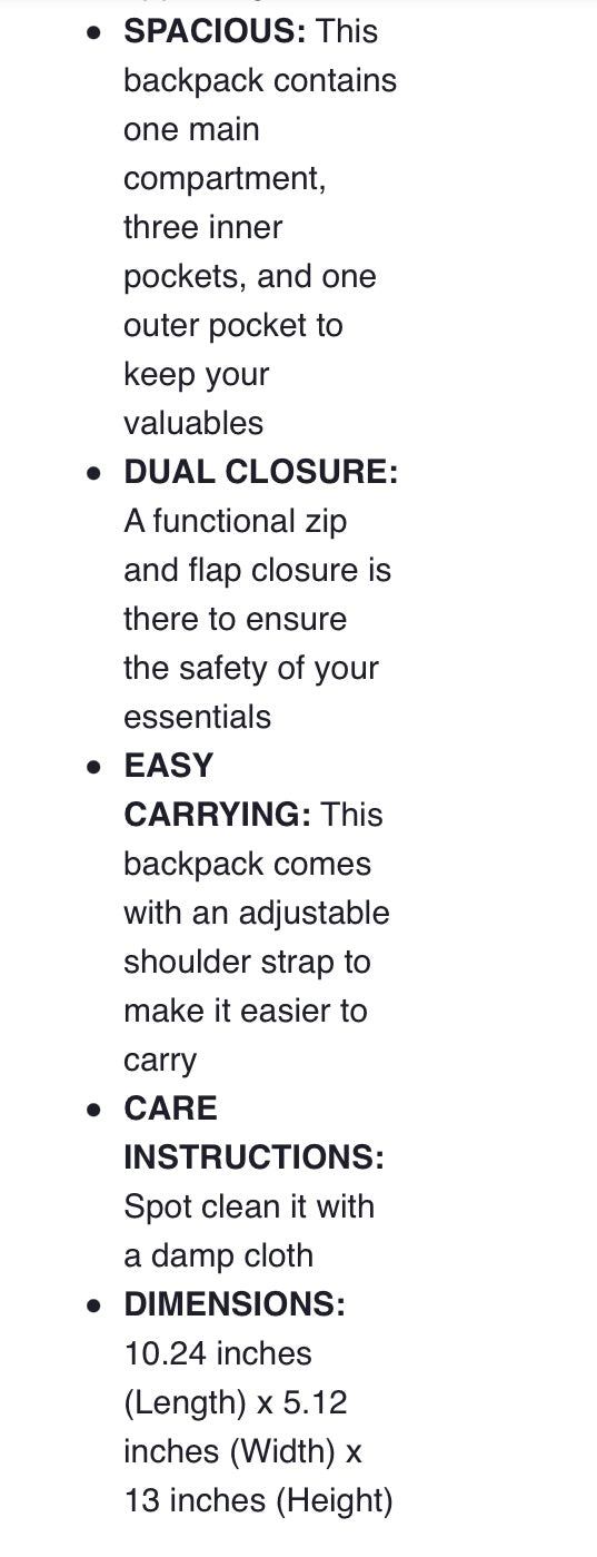 Genuine Leather Crocodile Embossed Backpack