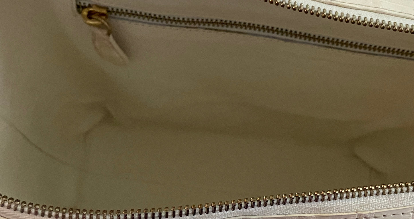 Grand Pelle Collection Natural Color Genuine Crocodile Handbag