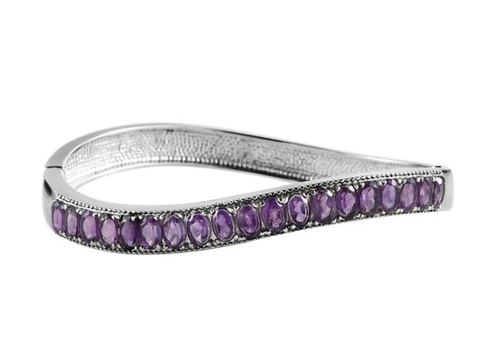 African Amethyst Bangle