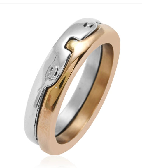 Secret Love Wedding Band Ring