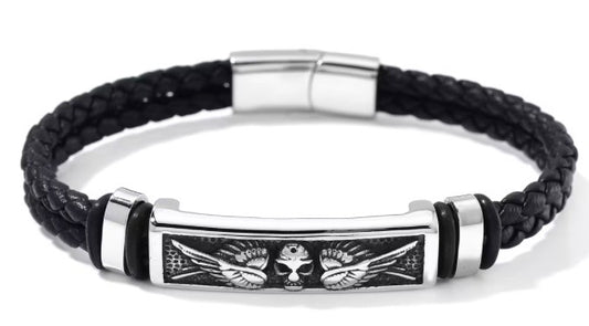 Winged Demon Stainless Steel Bracelet