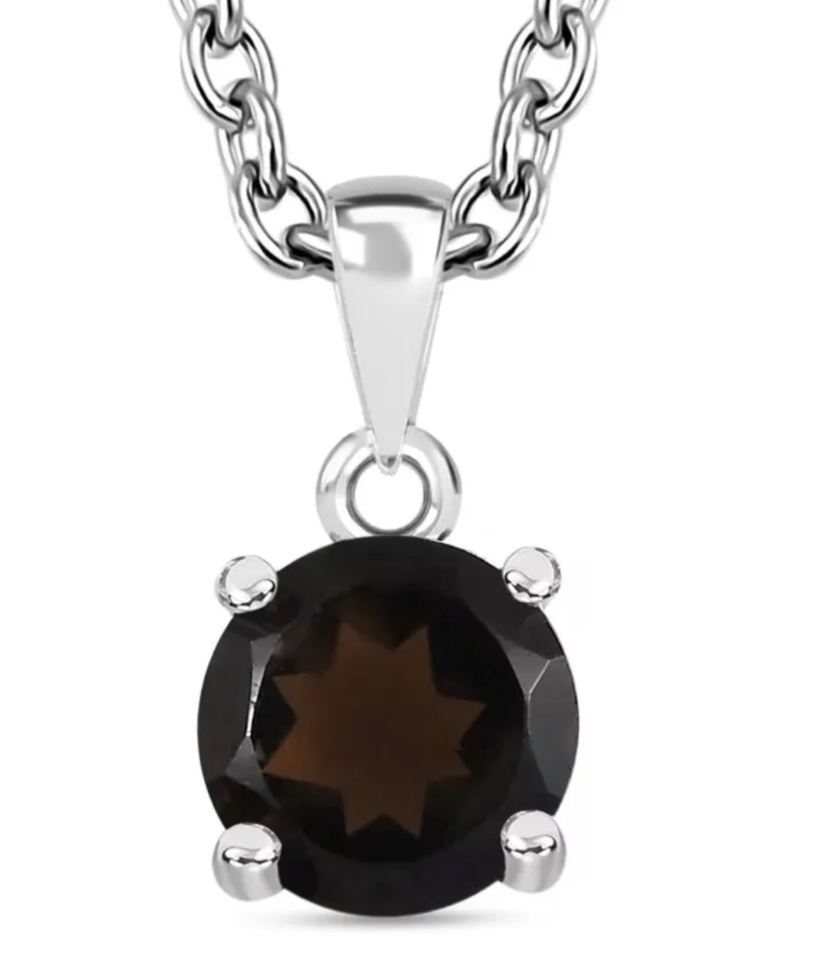 Smokey Quartz Pendant and Earring Set