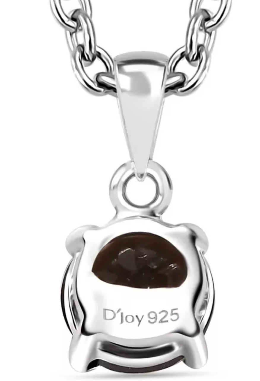 Smokey Quartz Pendant and Earring Set