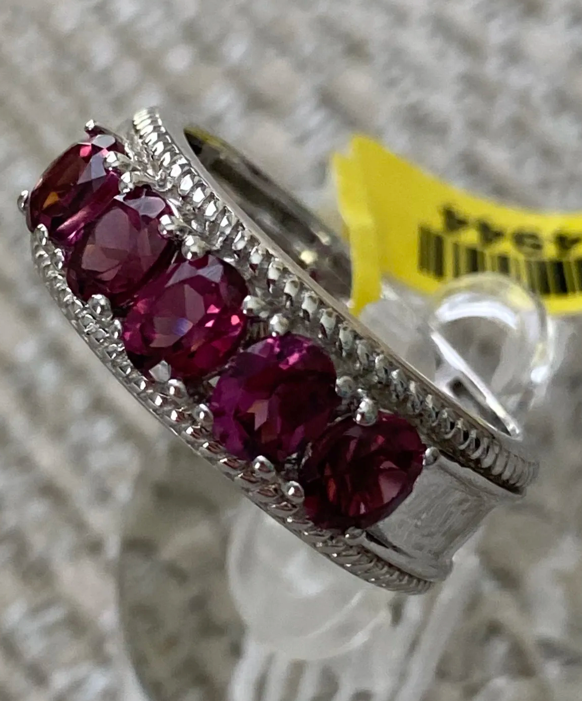 Tanzanian Wine Garnet Ring