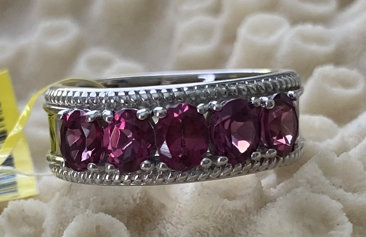 Tanzanian Wine Garnet Ring