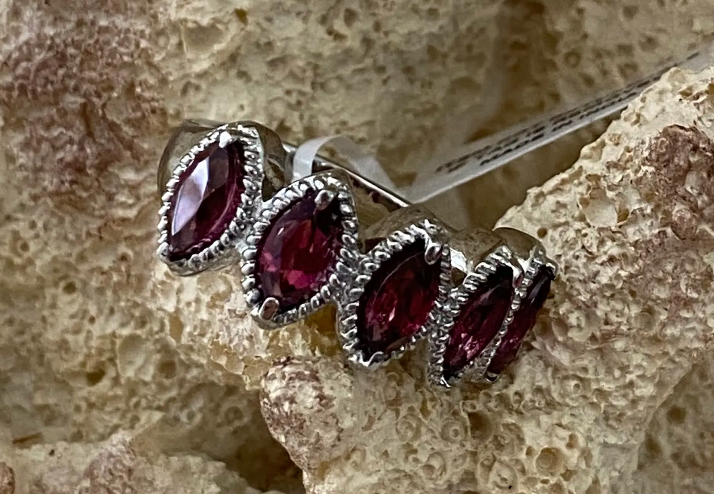 Orissa Rhodolite Garnet Ring