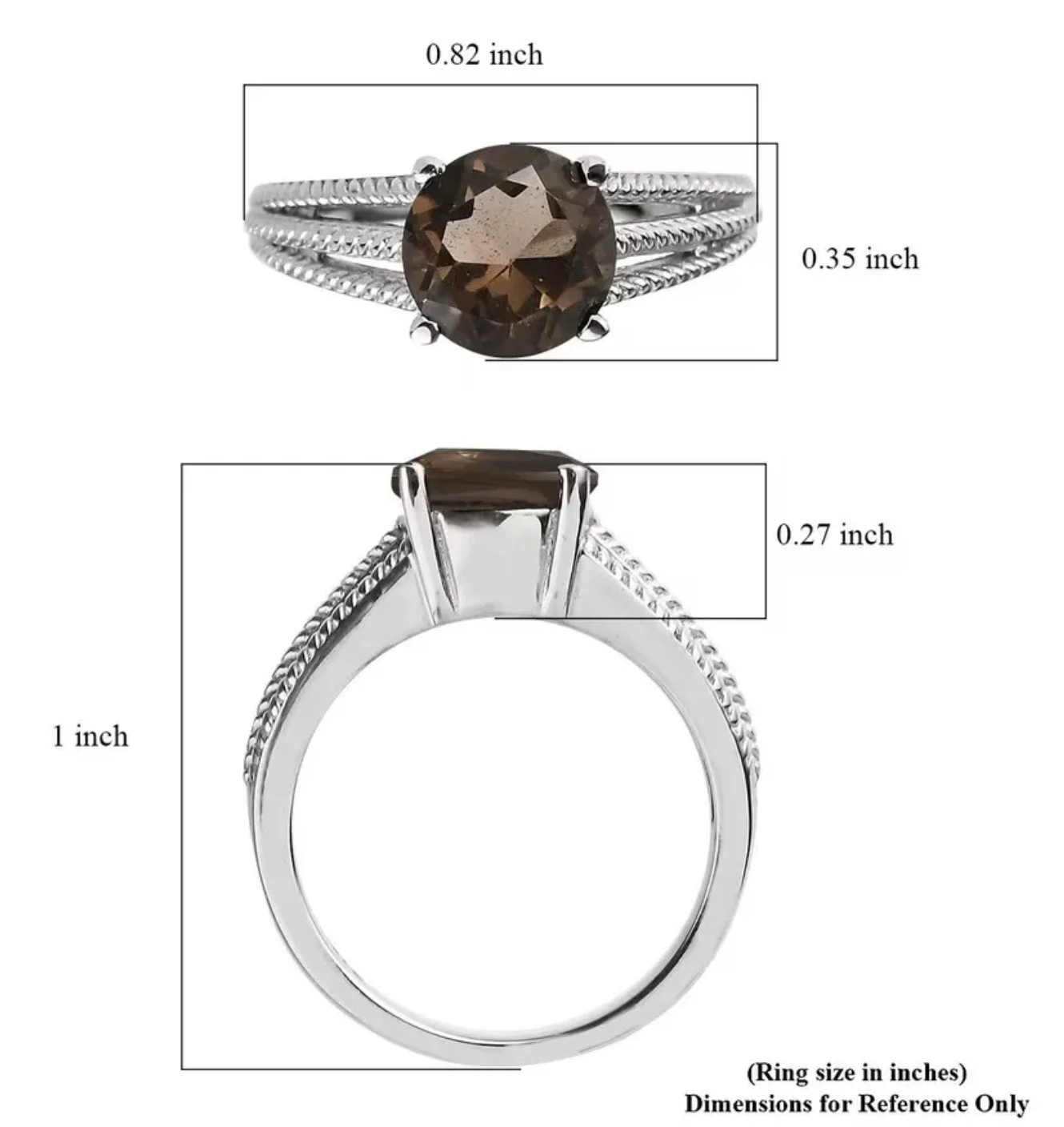 Smokey Quartz Ring