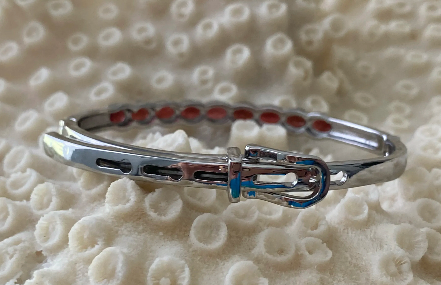 Mozambique Garnet Bangle