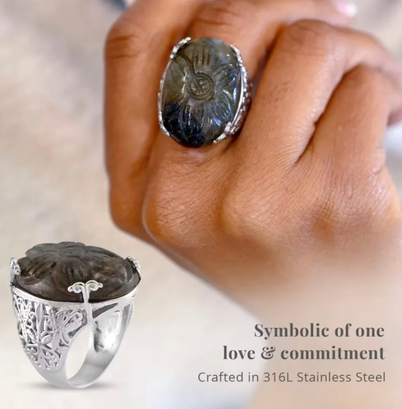 Labradorite Ring