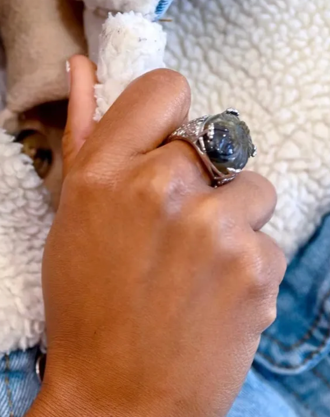 Labradorite Ring