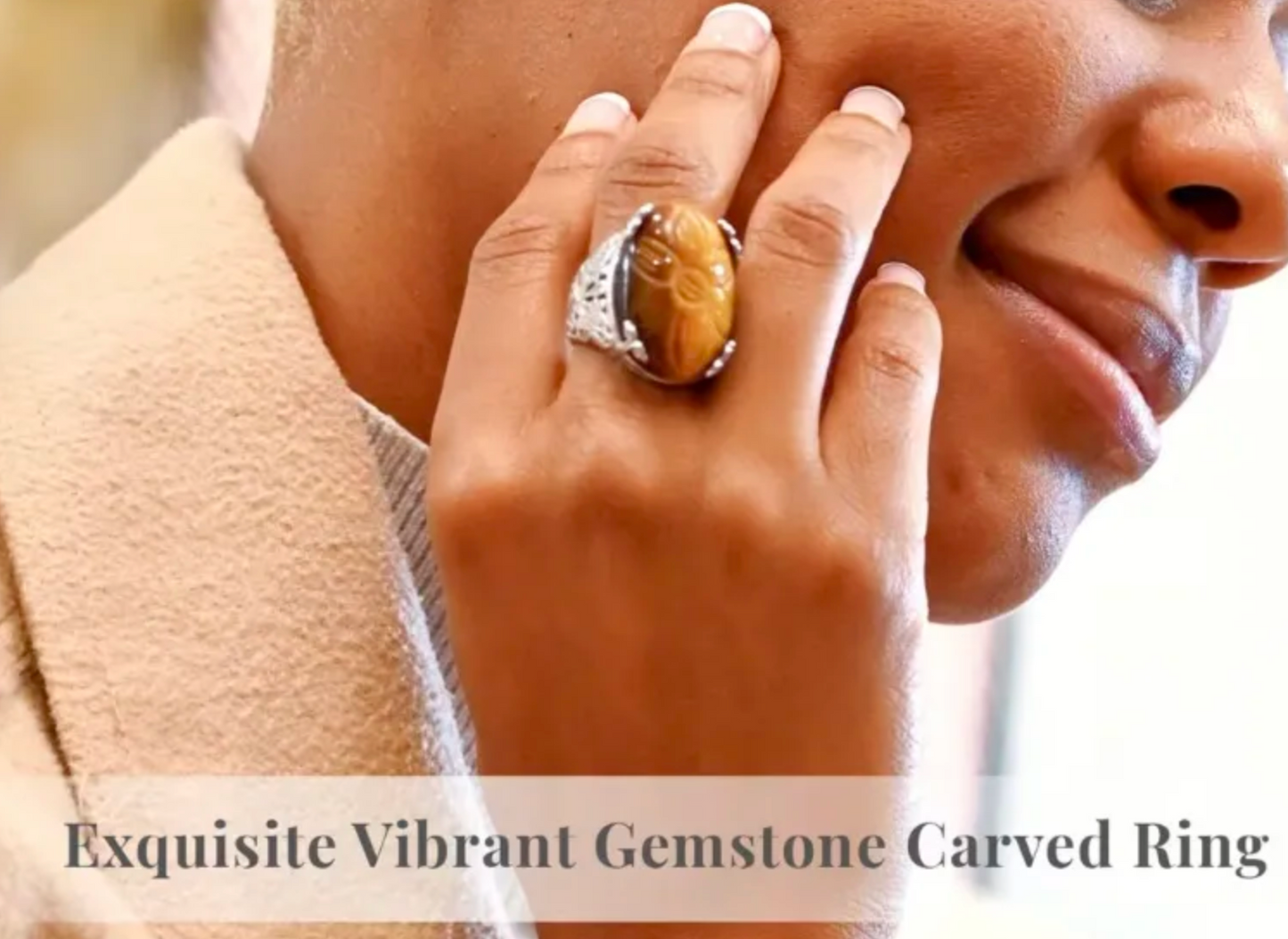 Tiger's Eye Ring