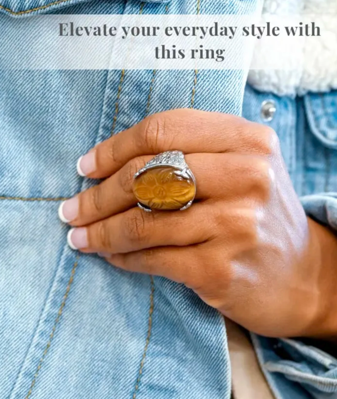 Tiger's Eye Ring