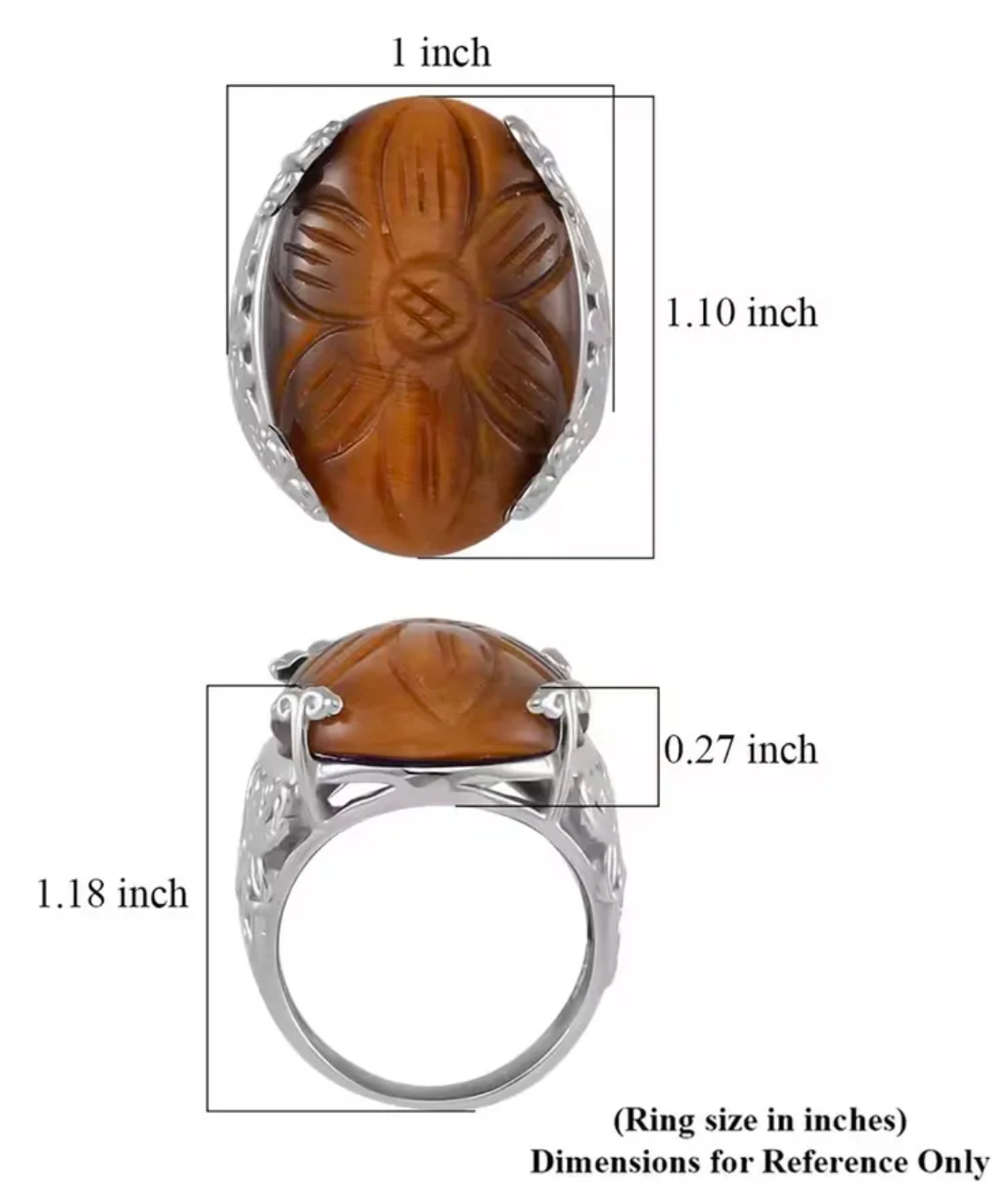 Tiger's Eye Ring