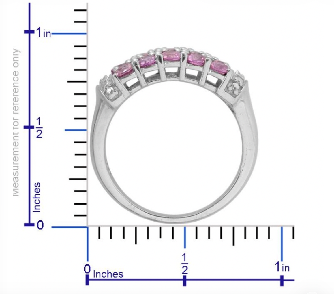 Madagascar Pink Sapphire & Diamond Ring