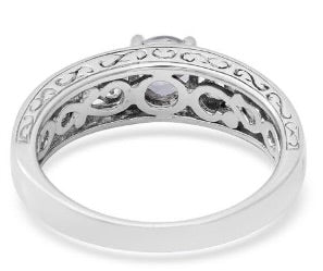 White Zircon Promise / Engagement Ring