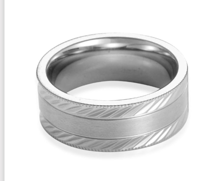 Wedding Band Stainless Steel