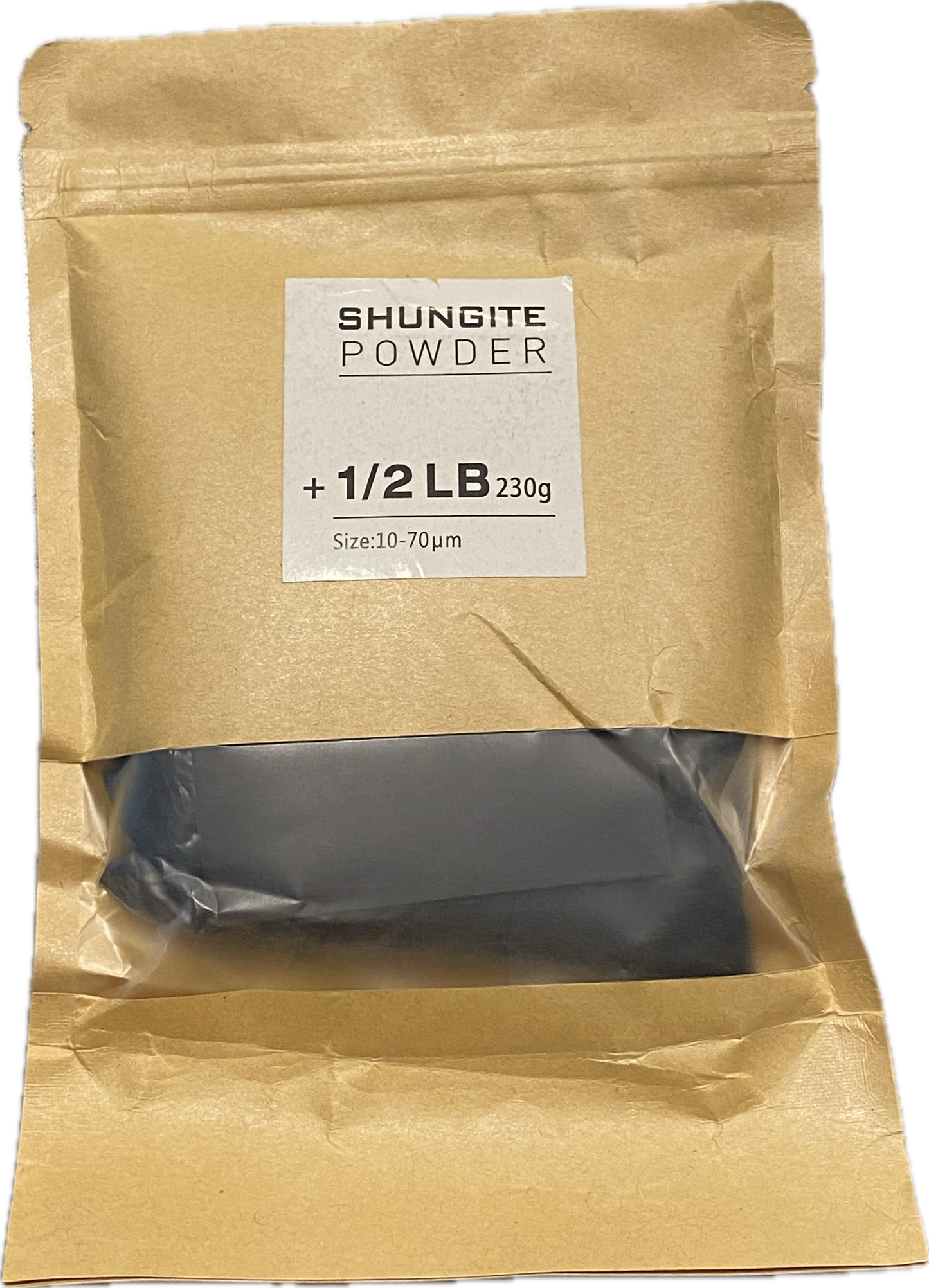 Shungite Powder Additive for Body Lotions, Foot/Hand Creams, & Shower Gel